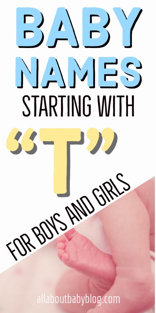 Baby names starting with T